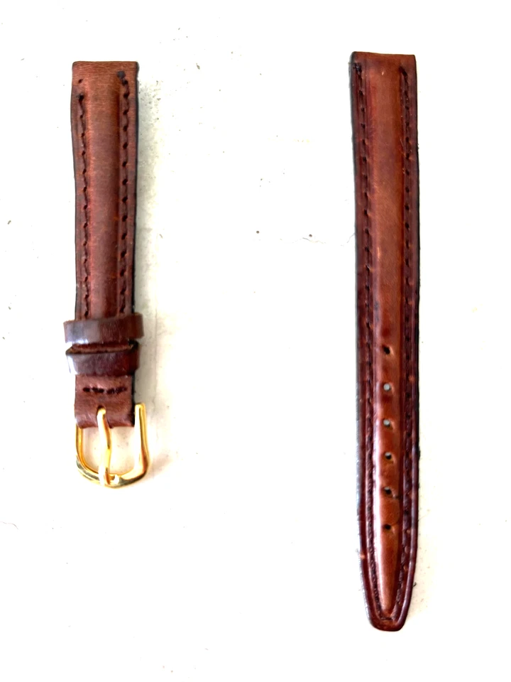 BRACELET MONTRE CUIR 12 MM MARRON - Photo 1/1