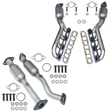 Labwork 4pcs Manifold Exhaust Catalytic Converter For Nissan Titan 5.6l 2005-14