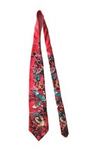 Vintage 1992 Men's Neck Tie Looney Tunes Baseball Bugs Bunny, Duffy Duck, Taz