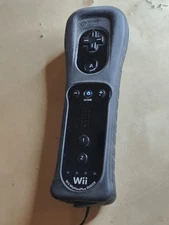 Black Nintendo Wii Remote Plus with Wii Motion Plus *Not Tested*