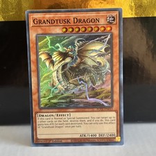 Yugioh Singles - Grandtusk Dragon - Super Rare - POTE-EN033 - 1st Edition - LP