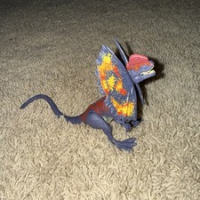 Jurassic World Dino Rivals Dilophosaurus Savage Strike Purple Park Mattel Figure