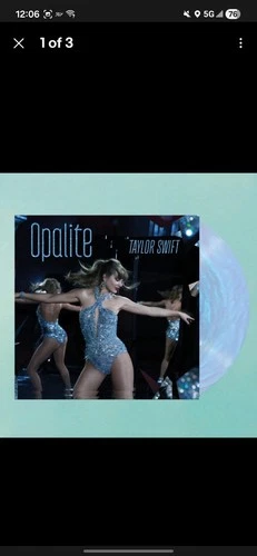 Taylor Swift Opalite Blue Vinyl 7" Record Brand New And Sealed