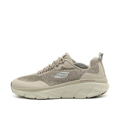 Skechers Herren 'LUX WALKER 2.0 Schuh Beige Textil & ämpfung Sneaker EU 42.5