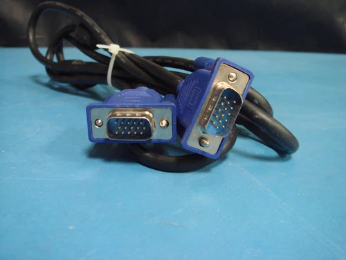 15 pin VGA male to 15 pin VGA  male 6 ft 3"