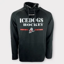Pro Stock Medium CCM Niagara Ice Dogs Hoodie
