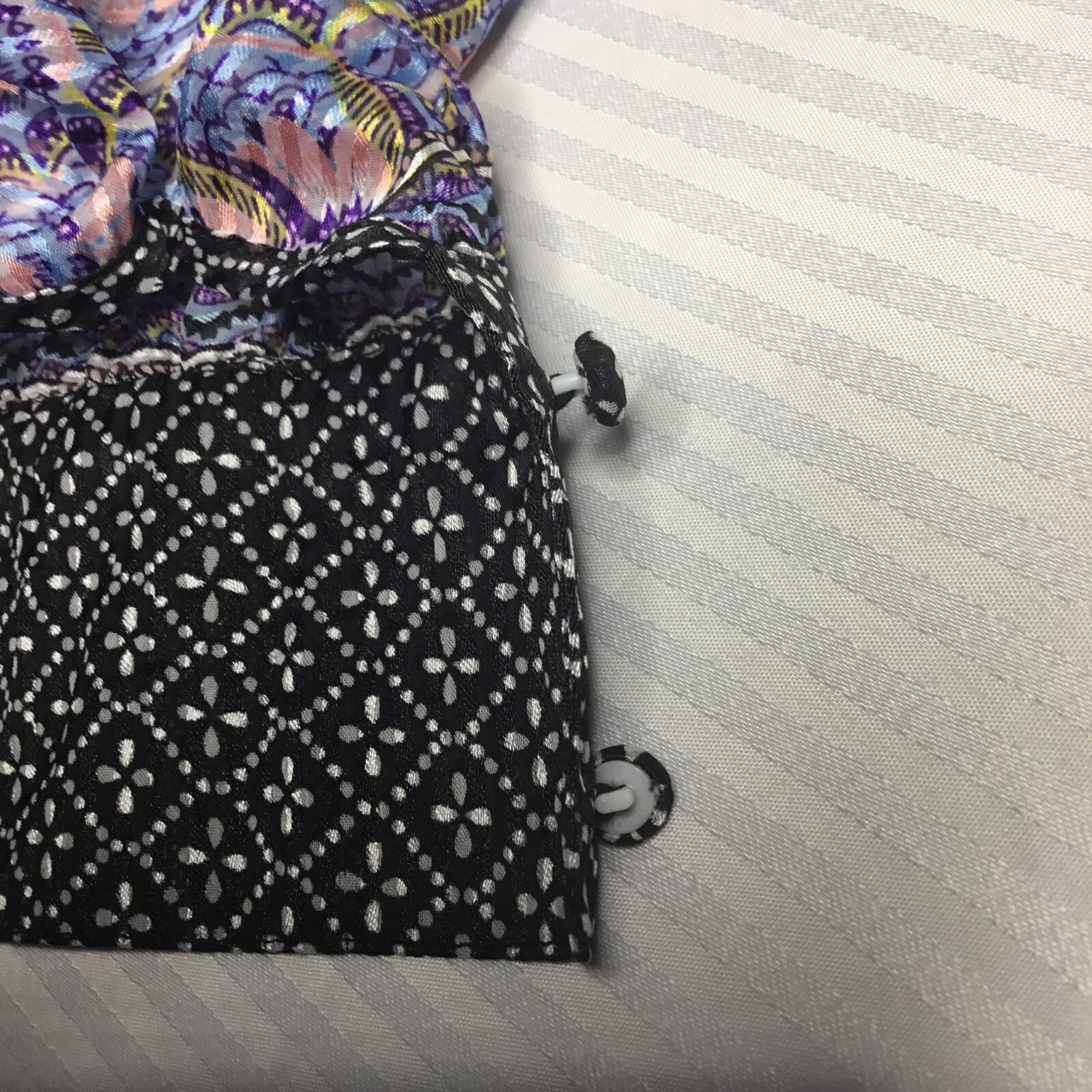 AQUA Multi Women’s Mixed Media Patterned Long Sle… - image 8