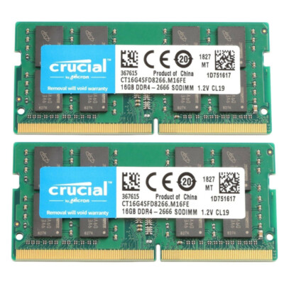 Crucial DDR4 64GB 32GB 16GB 2666MHZ PC4-21300 memory SODIMM Laptop