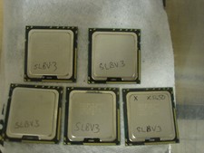 LOT OF 5 Intel Xeon X5650...SLBV3...2.66GHz 6 Core 12MB Socket LGA1366 CPU..USED