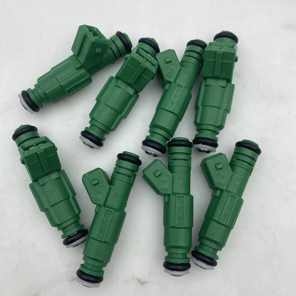 8pcs 0280155968 OEM 4-hole 42lb Injectors fits LS1 LT1 LS6 Chevy Ford Mustang Foto 2 de 4