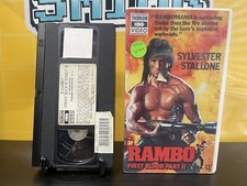 Rambo First Blood Part 2 II 1985 VHS Thorn EMI HBO Video Clamshell Rental