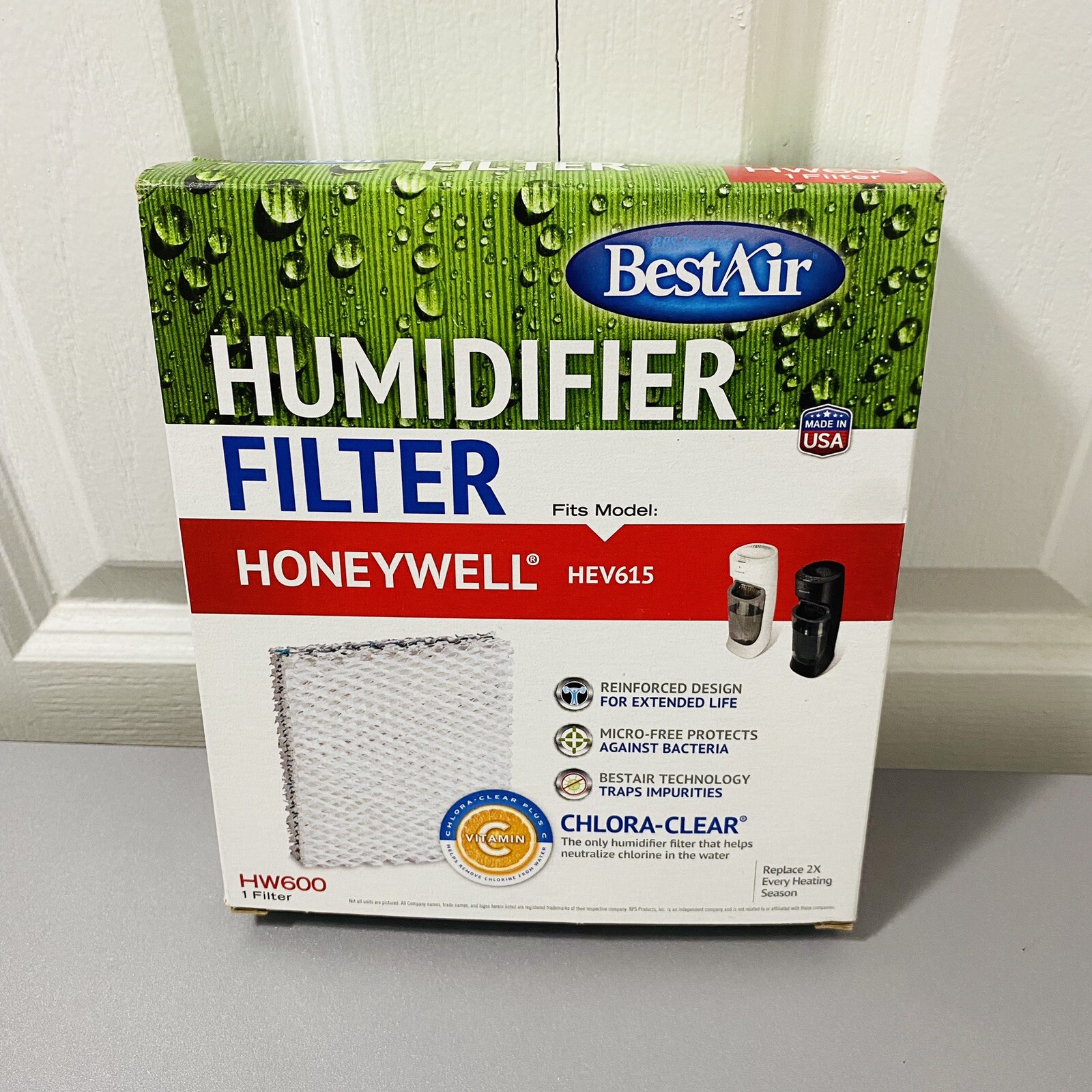 NEW BestAir Honeywell Replacement Humidifier Filter HW600 for Model