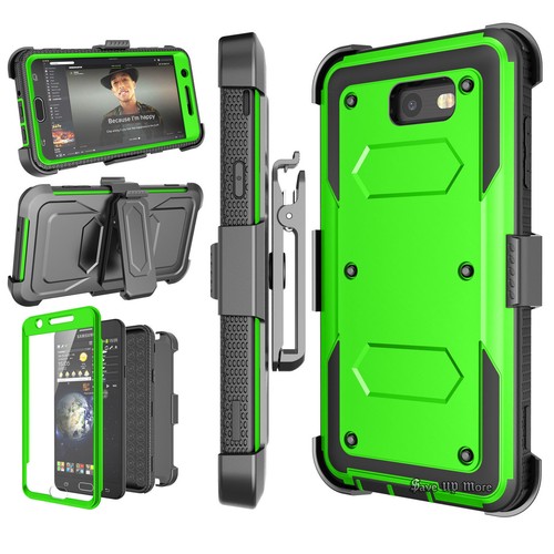 For Samsung Phone Shockproof Case With Belt Clip Kickstand + Screen Protector - 第 35/48 張圖片