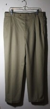 BROOKS BROTHERS Taupe "Madison Fit" Chino Dress Pants Size 35X32