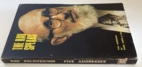 The Rav Speaks Five Addresses By Rabbi Joseph B. Soloveichik 1980's Scarce Ed. - Picture 11 of 12