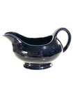 FIESTA Fiestaware Cobalt Blue Footed Gravy Sauce Boat HLC Homer Laughlin Ware — photo 1