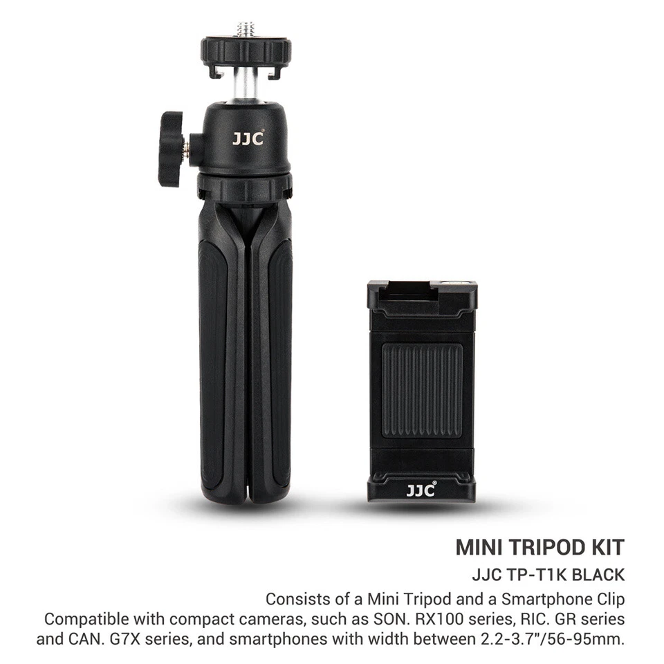 Extendable Mini Tripod for Sony ZV-E10 A6000 A7C Canon M50 M6 Mark II III G7X G7 - Image 3 of 4