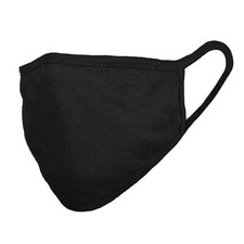 DALIX Premium Cotton Mask Reuseable Washable in Black White S/M Made in USA