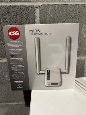 CSG M106 LTE Gateway Router - VERIZON 4G LTE Cellular Wireless Router ...