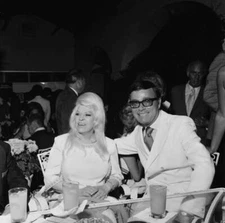 American actress singer Mae West an unspecified male guest wearing- Old Photo