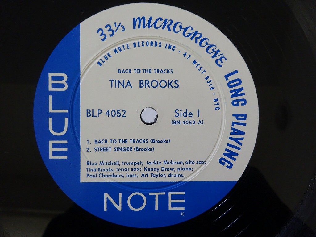 Tina Brooks Back To The Tracks Blue Note DBLP-048 Japan 200g