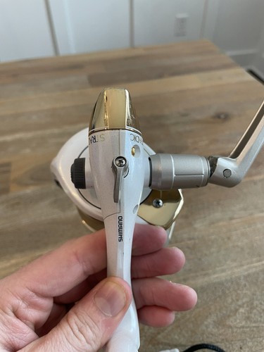 Shimano Stradic 5000FG Japan Spinning Fishing Reel Fluidrive II 5000 NICE!! - Picture 7 of 13