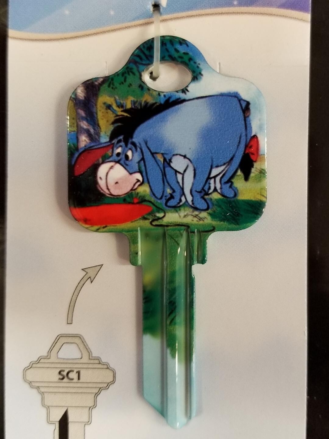 Eeor Sc1 Key Disney Eeyore Schlage SC1 key blank | eBay