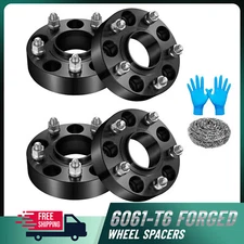 4PCS 1.5" 5x5 Hubcentric 14x1.5 Wheel Spacers For Jeep Wrangler Grand Cherokee