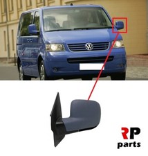 FOR VW TRANSPORTER 03-09 NEW WING MIRROR ELECTRIC HEATED PRIMED 5 PIN LEFT LHD