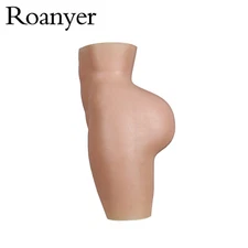 Roanyer Silicone Hip Enhancer 6" Shorts Pant Fake Buttock with Anal Hole