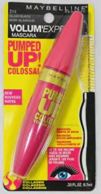 Maybelline Volum'Xpress Mascara Pumped Up Colossal - 214 Glam Black-New/Sealed