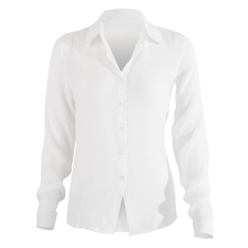 Womens Cotton Casual T-Shirt Linen Plain Blouse TopsLadies Baggy Long Sleeve - Picture 10 of 50