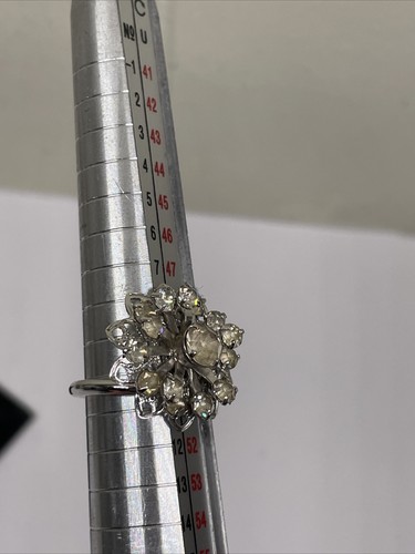 Vintage Sarah Cov Sterling Silver 925 Signed Women's Ring Size 5.25 Jewelry - Picture 14 of 14