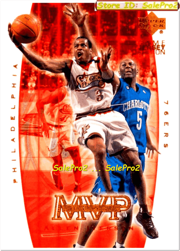 100++ ALLEN IVERSON NBA SINGLES ROOKIE INSERT GAME JERSEY SET LOT YOU PICK LIST - Picture 54 of 66