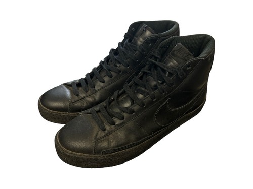 2007 nike triple black blazer retro sneakers shoes mens size 9 basketball