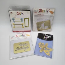 Sizzix Originals Bookplates #2 Die Holidays Baby Embossing Folder Scarecrow