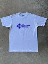 Vintage Hanes Single Stitch T Shirt Graphic L 90s USA Made Monterey Waldec Tech