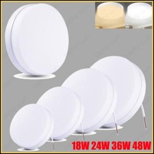 18/36/48W LED Celling Down Light Cool/Warm Panel Lamp Indoor Surface Mount Round