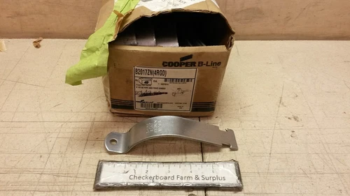 NOS Qty 40 Cooper B-Line Pipe and Rigid Conduit Clamp B2017-ZN 4RGD 4-1/2" OD