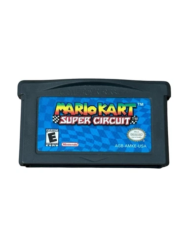 Mario Kart Super Circuit Nintendo GBA Gameboy Advance Authentic Tested & Working