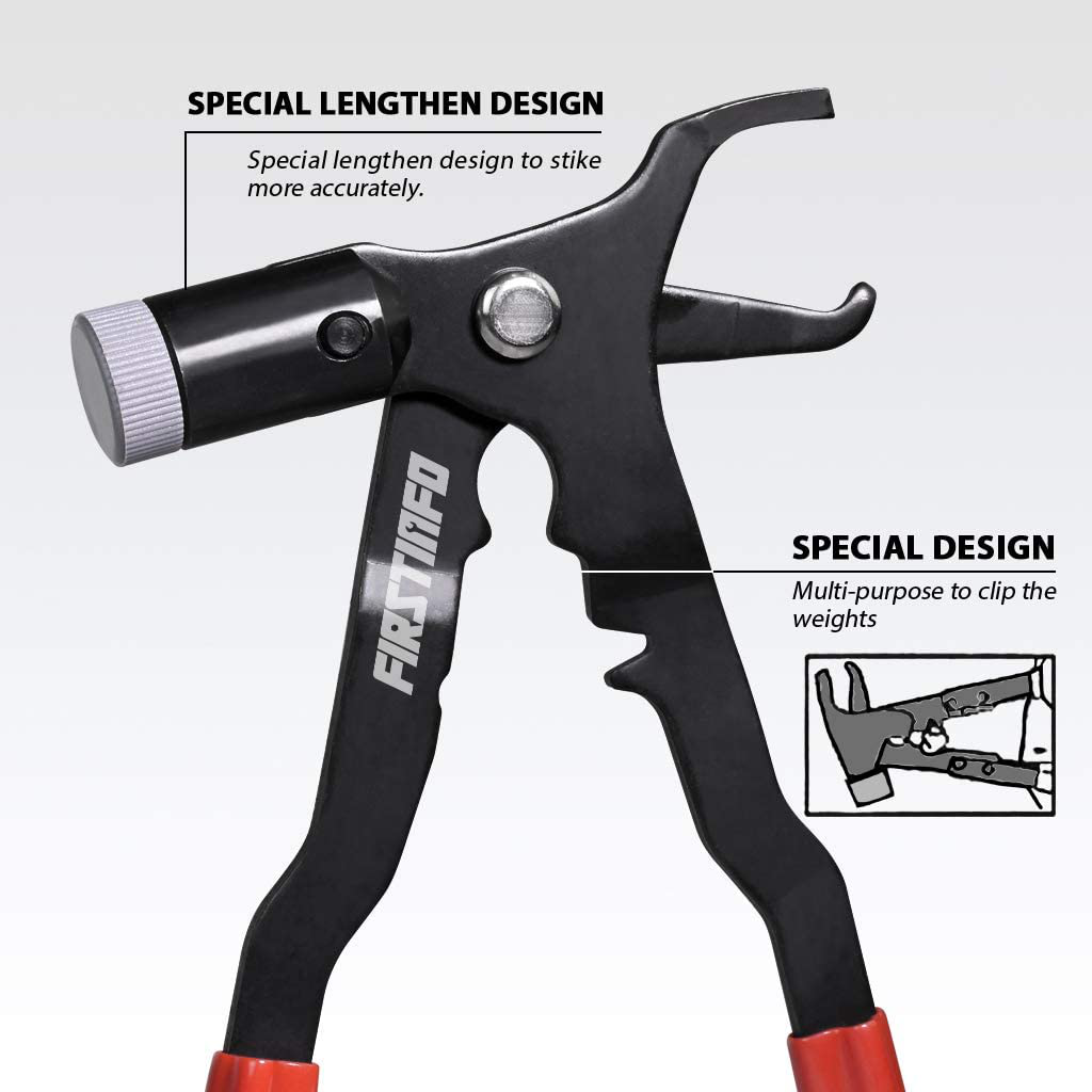Wheel Weight Plier Balancing Hammer Tool Tire Weight Removal