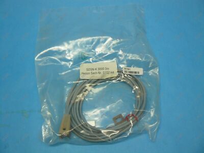Herion 0102144 GDSNK3000 DIN 43650-C 8 MM Solenoid Valve Cable 4 Pin 0-240V 2M