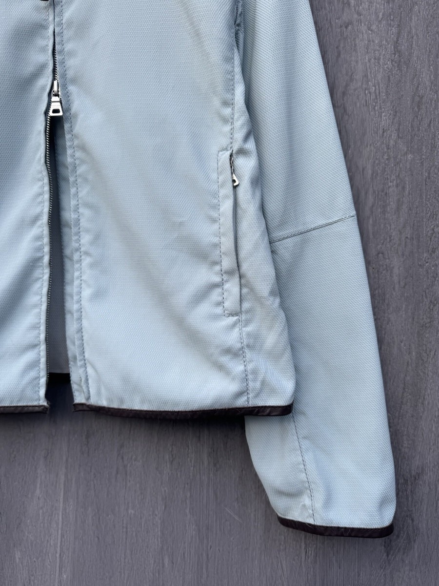 Prada Sport Vintage Blue Light Jacket size 42 Made in Italy