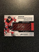 2019-20 Upper Deck Engrained Nikita Gusev Signature Shots Red Auto RC #96/99
