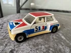 Vintage Corgi 381 Renault 5 Turbo Racing FACOM Car White Dunlop Diecast Toy Rare