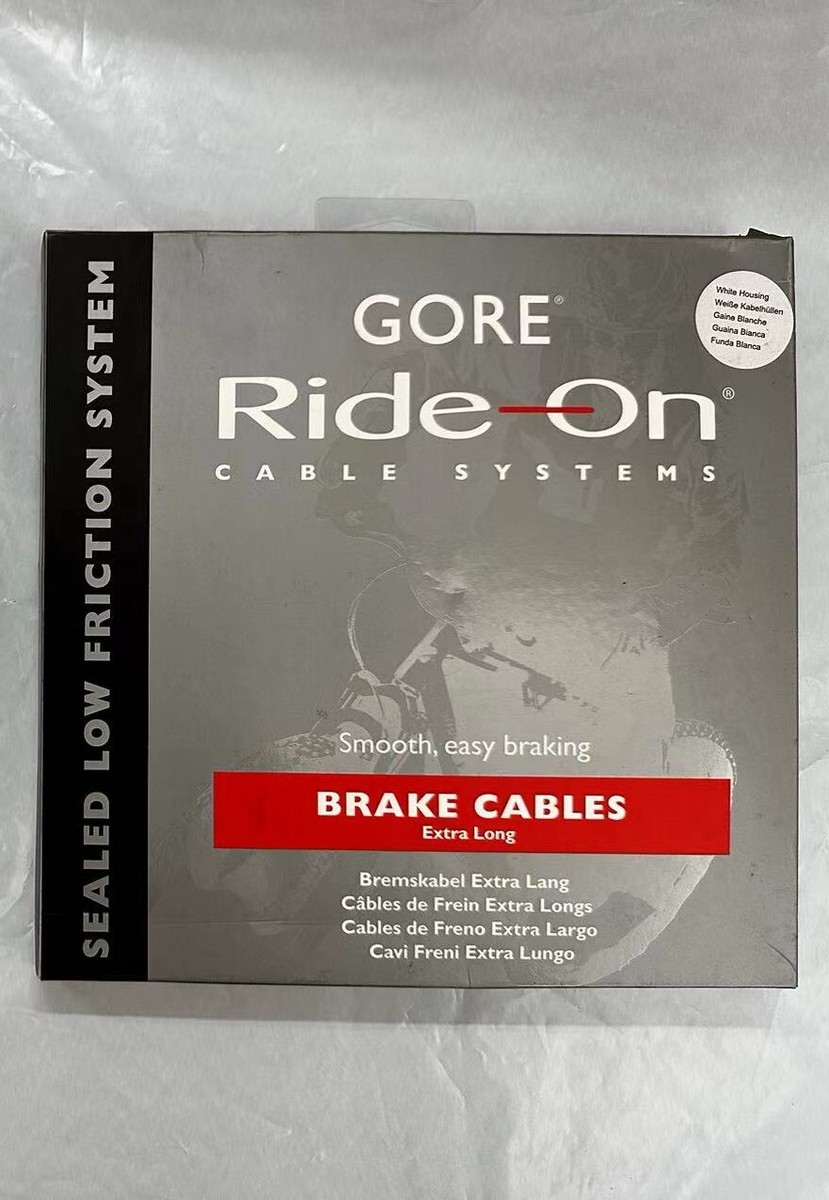 Jeux De Câbles De Frein Avec Embouts De Câble En Acier Inoxydable Et Embouts De Gaine Shimano Black White Tu