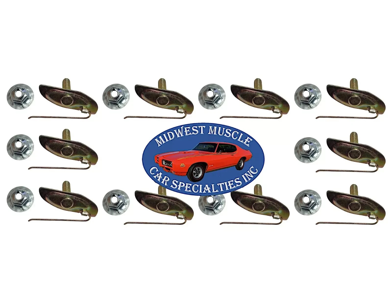 Trim Molding Moulding Clip 1/4-20 Stud Nuts Fits Chrysler Dodge Plymouth 10pc 270682