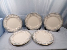Set of 5 Noritake 3390 Avalon Pattern Salad P...
