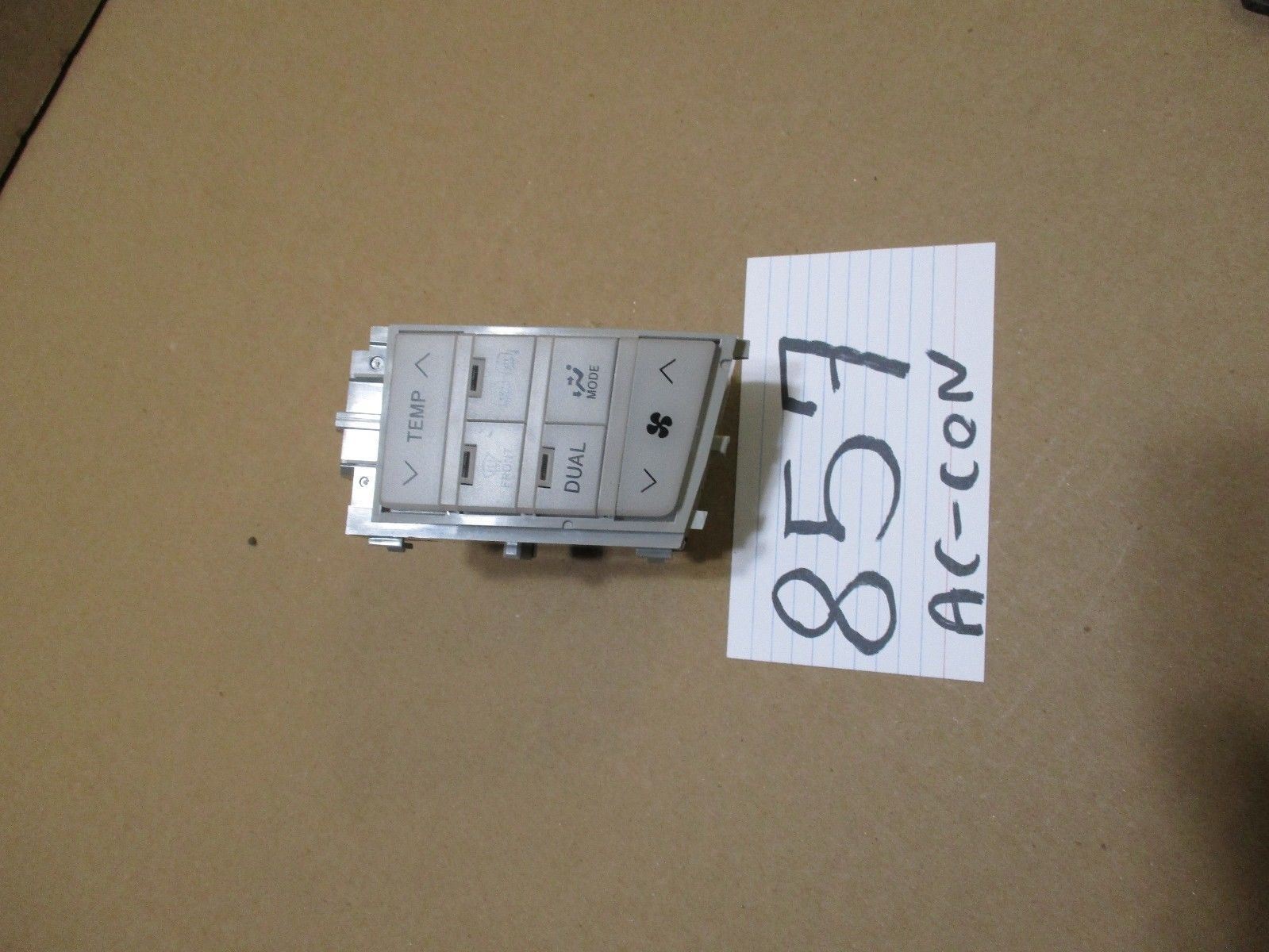 05 06 07 08 Toyota Avalon DRIVER Side AC and Heater Control Used Stock #857-AC 