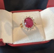 Bague Vintage Plaque Or Taille 55 Réf I432